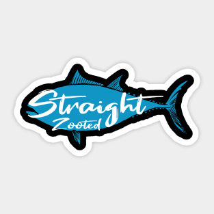 Straight Zooted Fish #4 Sticker